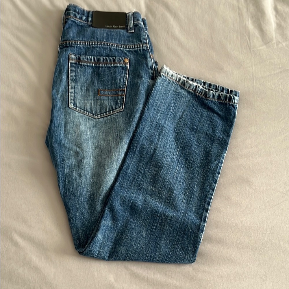 Calvin Klein Jeans Straight Leg - Blue